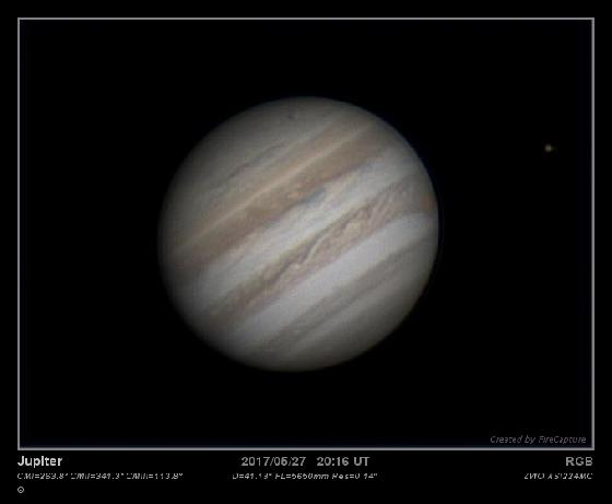 Jupiter du 27/05/2017