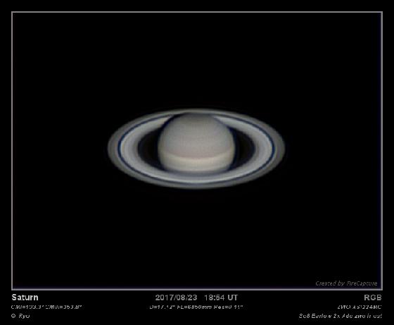 Saturne du 23/08/2017 