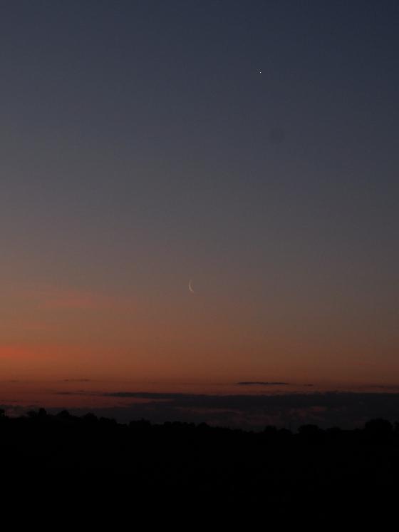 Lune et venus 24 avril