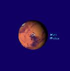 Mars Carte du Ciel du 15/03/2016