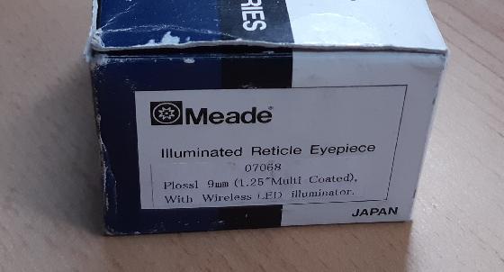 Oculaire guide Meade MA 9mm éclairé "Japan"