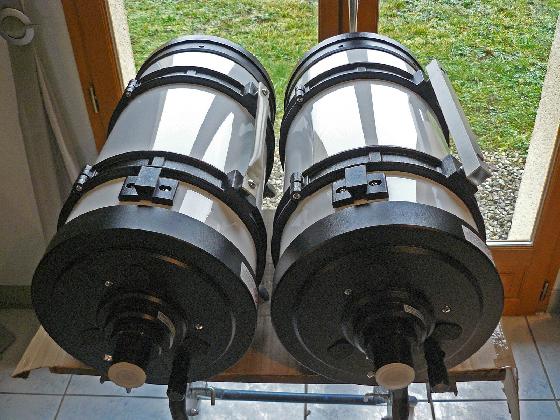 Vends 2 Maksutov de 200 mm pour projet de "super-jumelles"