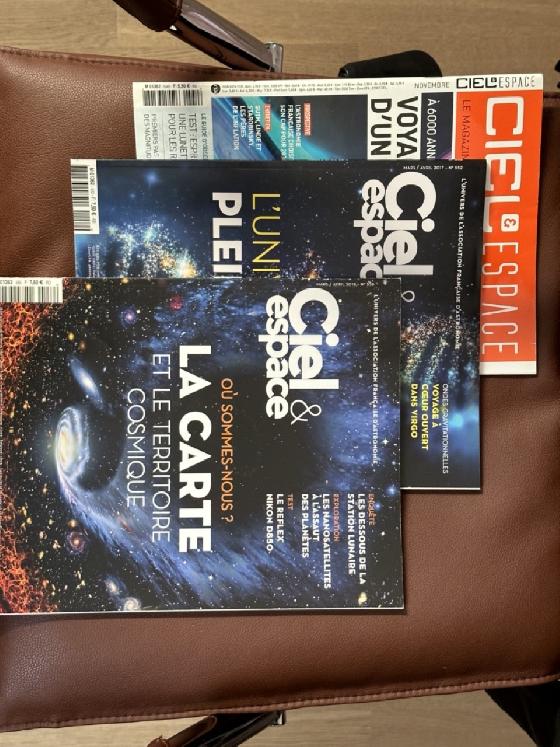 Magazines divers (Astronomie Magazine, Astrosurf, Ciel et Espace)