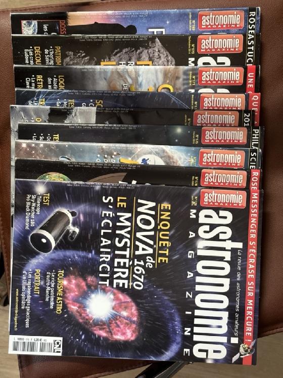 Magazines divers (Astronomie Magazine, Astrosurf, Ciel et Espace)