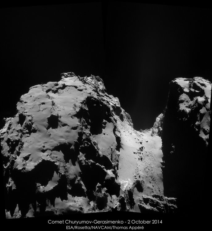 Comet Churyumov-Gerasimenko - 2 October 2014