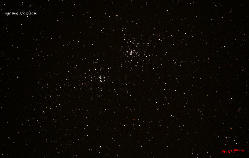 ngc 869 Double amas de Persée