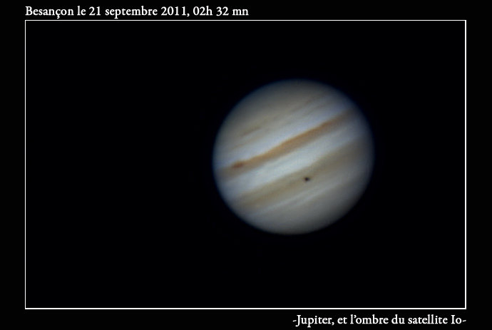 Jupiter et l'ombre d'Io