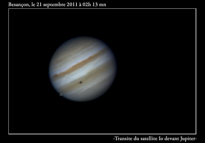 Transite de Io devant Jupiter