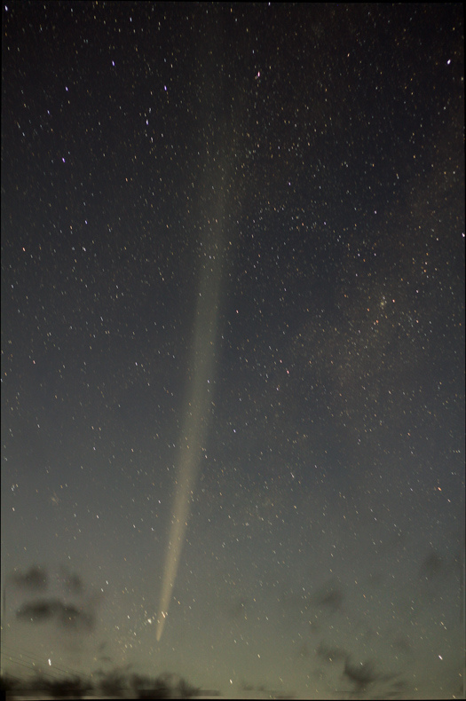 Comet Lovejoy Christmas Day 2011