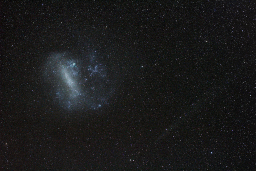 Comet-lovejoy-LMC-ngc-1672-7x4min