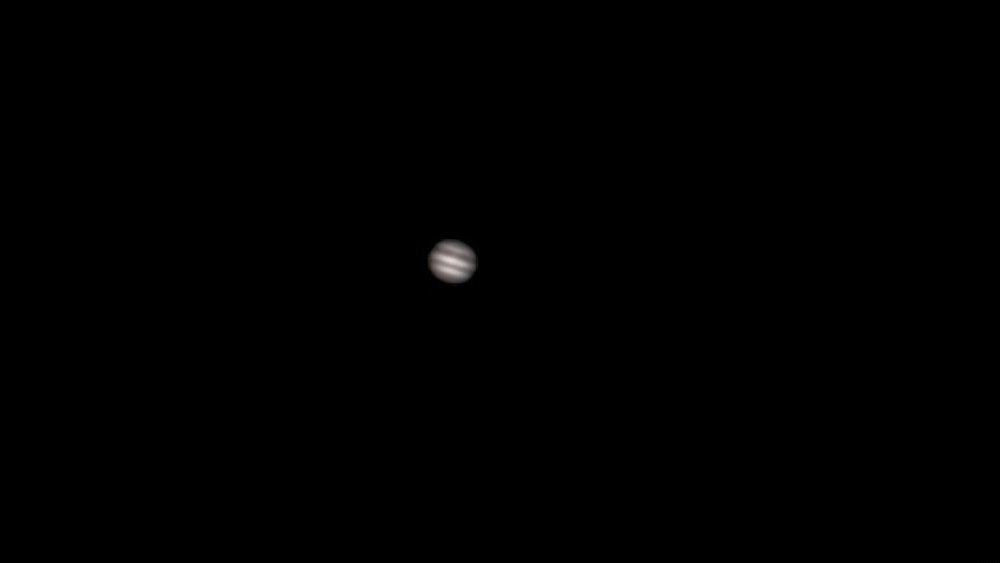 jupiter à la webcam c270, au foyer d'un newton 130/900