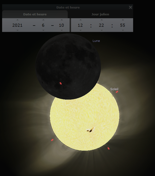 Ne ratez pas l'éclipse partielle de soleil du 10 juin 2021 ! - L'actualité  du ciel - Webastro