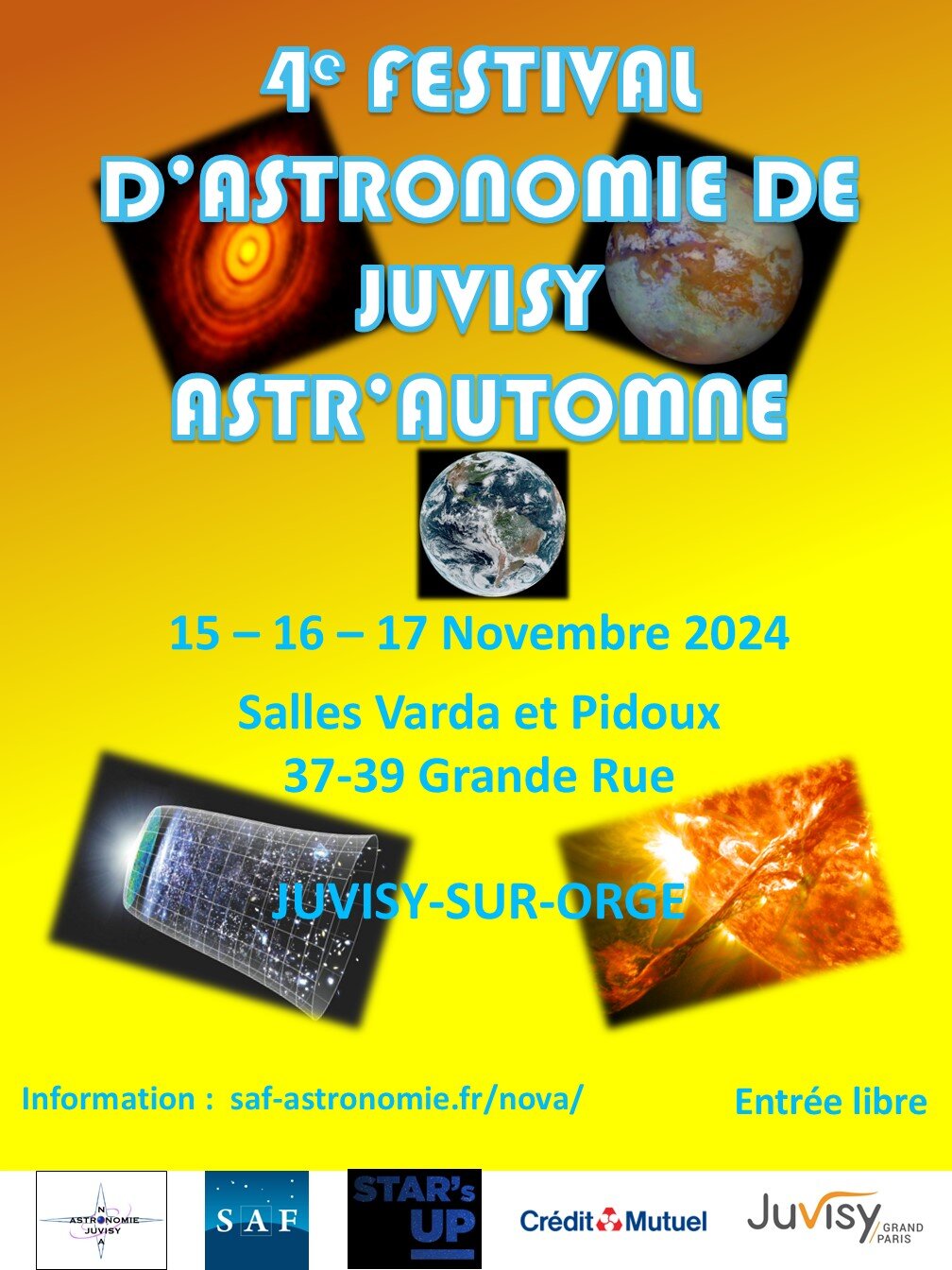 4eme Festival d'Astronomie de Juvisy "Astr'automne"